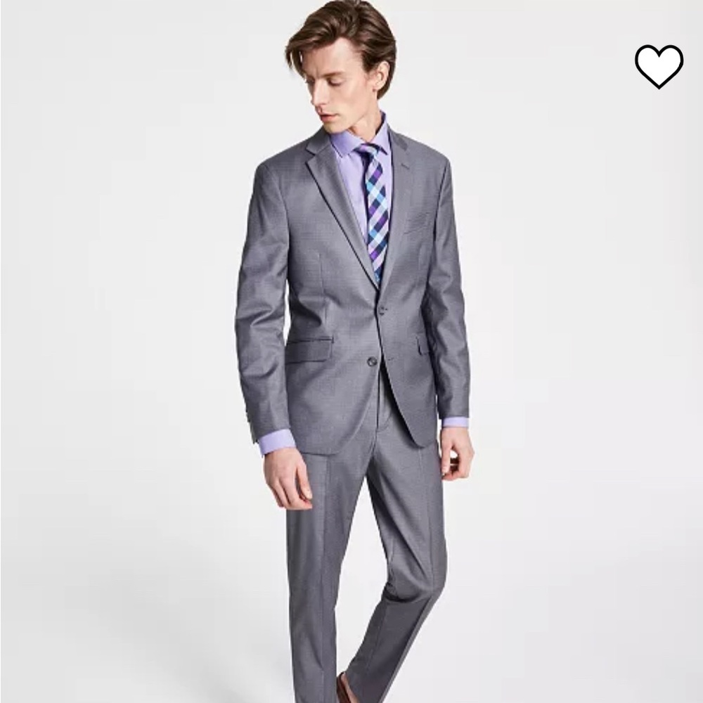 NWT Kenneth Cole Reaction two piece men’s suit****garment bag included